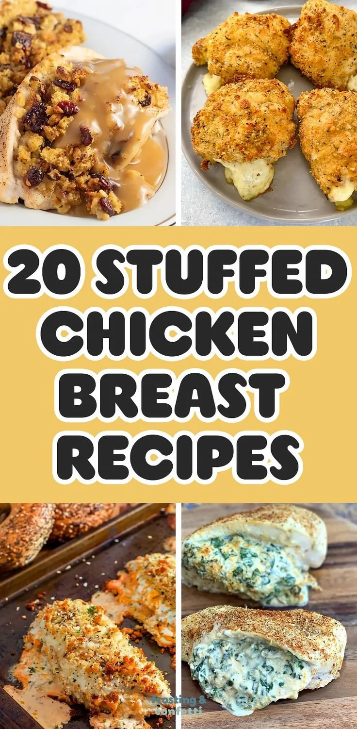 Delicious stuffed chicken breast recipes ready to impress your family and friends.