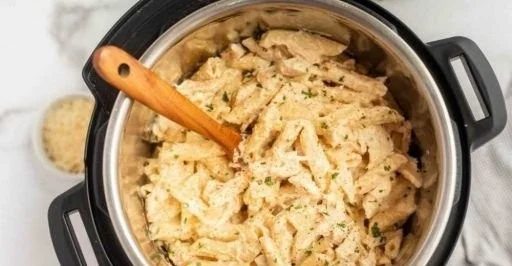 Creamy Cajun Chicken Pasta cooked in an Instant Pot