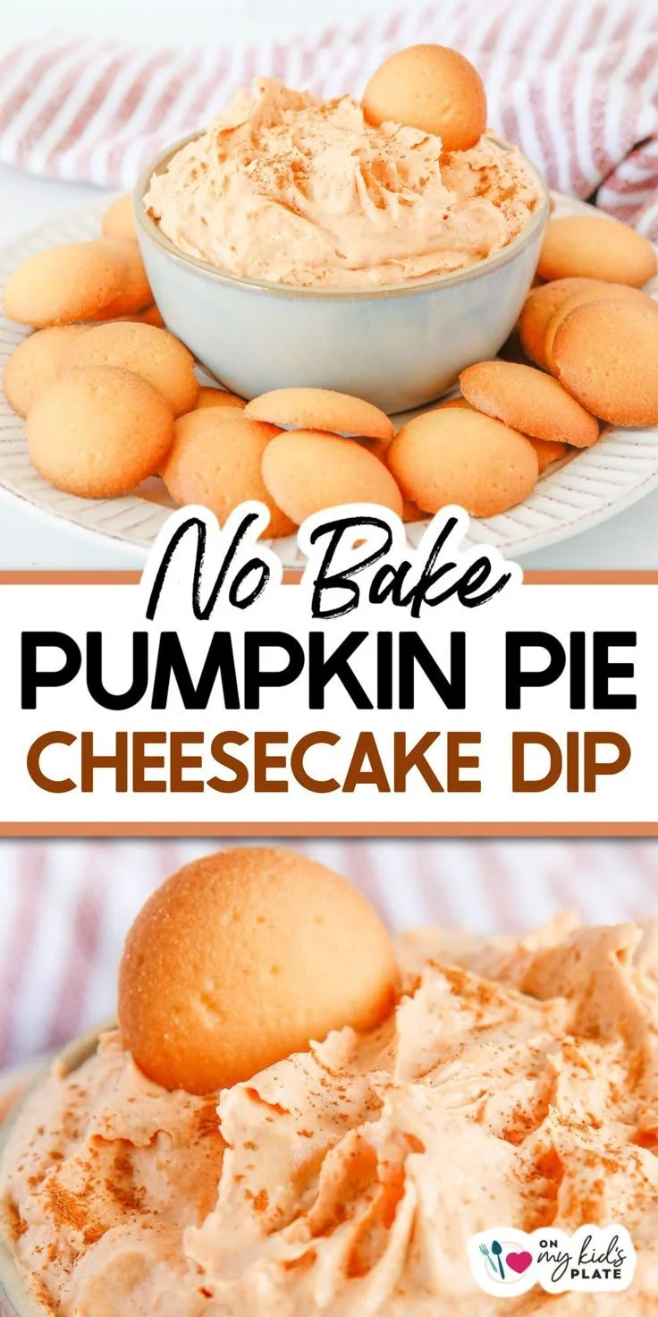 Delicious Pumpkin Pie Cheesecake Dip served in a bowl with a cinnamon garnish.