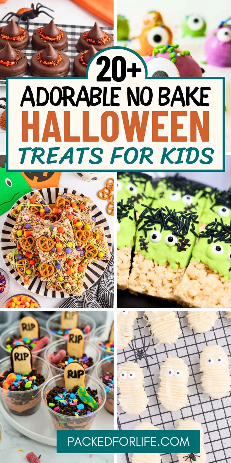 A platter of spooky treats for kids and adults, perfect for Halloween celebrations.
