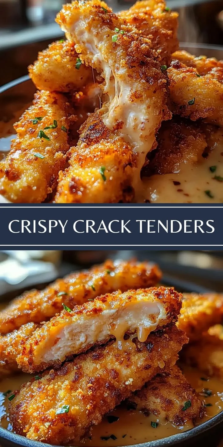 Crispy crack chicken tenders ready in under 30 minutes.